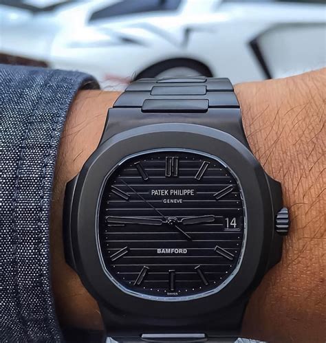 patek philippe nautilus all black